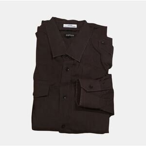 Express Stretch Cotton Button Down Shirt